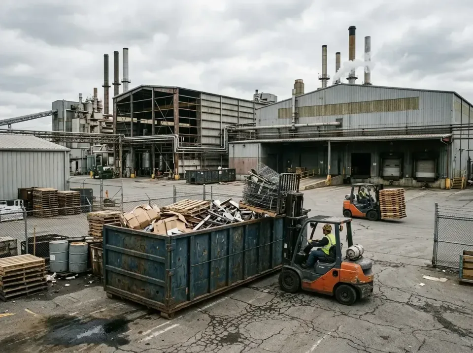 industrial-factory-scrap-conta-003 — frequently asked questions, Cheap Roll-off Dumpster Rentals in Flora, IL